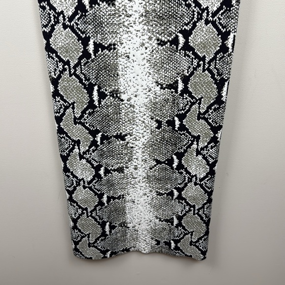 KHAITE Rumer Strapless Snake-Print Midi Dress small euc - Picture 7 of 14